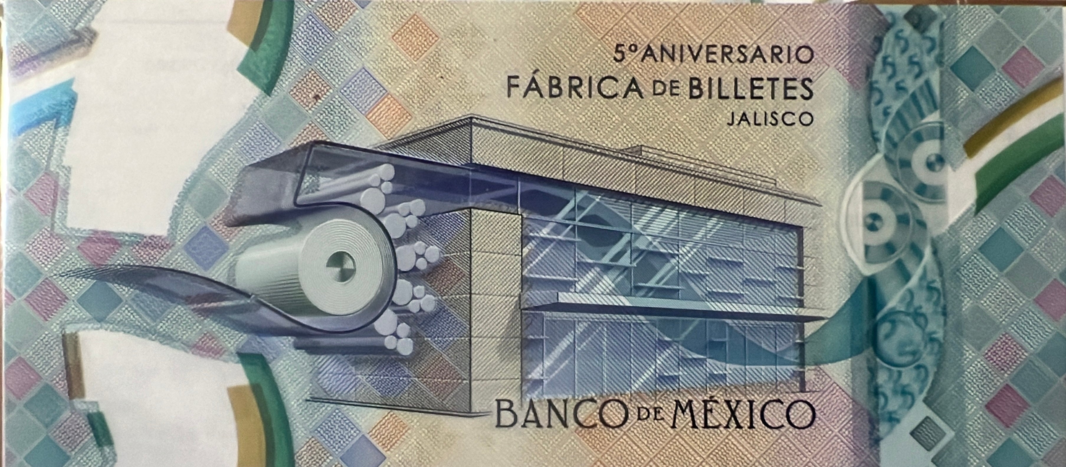 Billete 5to aniversario Jalisco