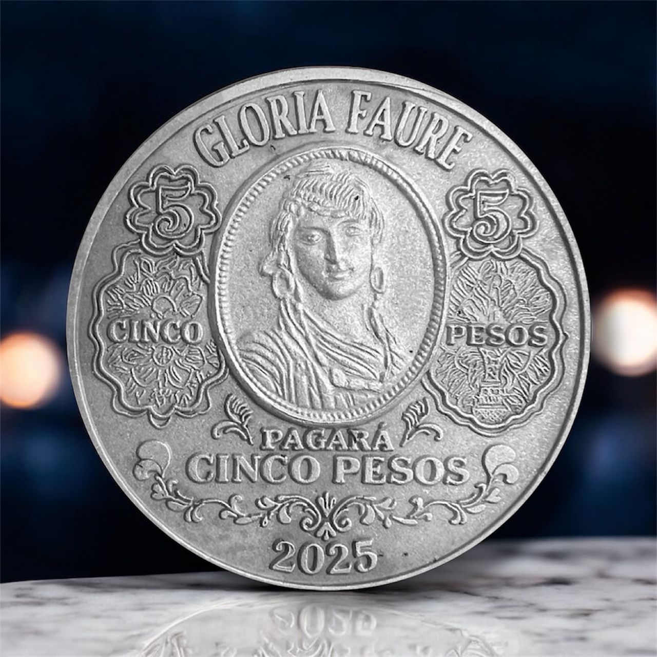 Moneda 5 pesos