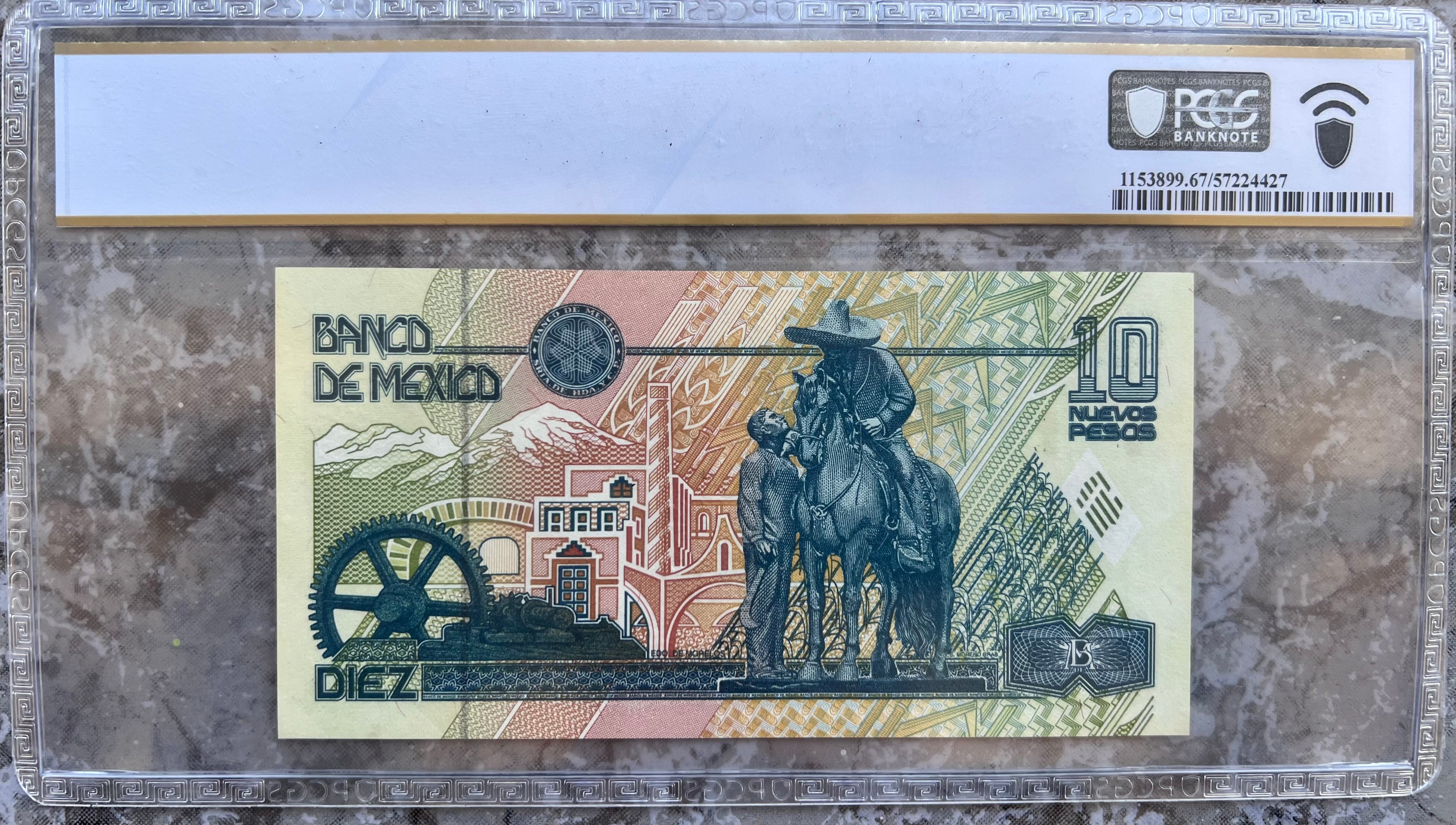 Billete 10 nuevos pesos